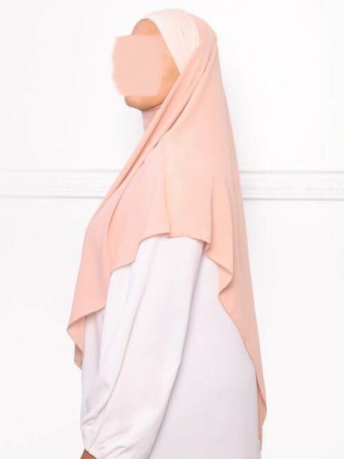 Khimar court en crêpe pointu khimar triangle khimar pas cher mon hijab pas cher